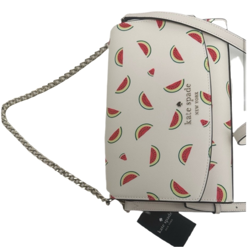 Kate Spade/Carson/Convertible/ Watermelon Party/ Crossbody - Picture 4 of 12